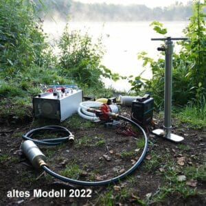 autarke Wasserfilterung mit MobiTark-Osmoseanlage aus Gewässer